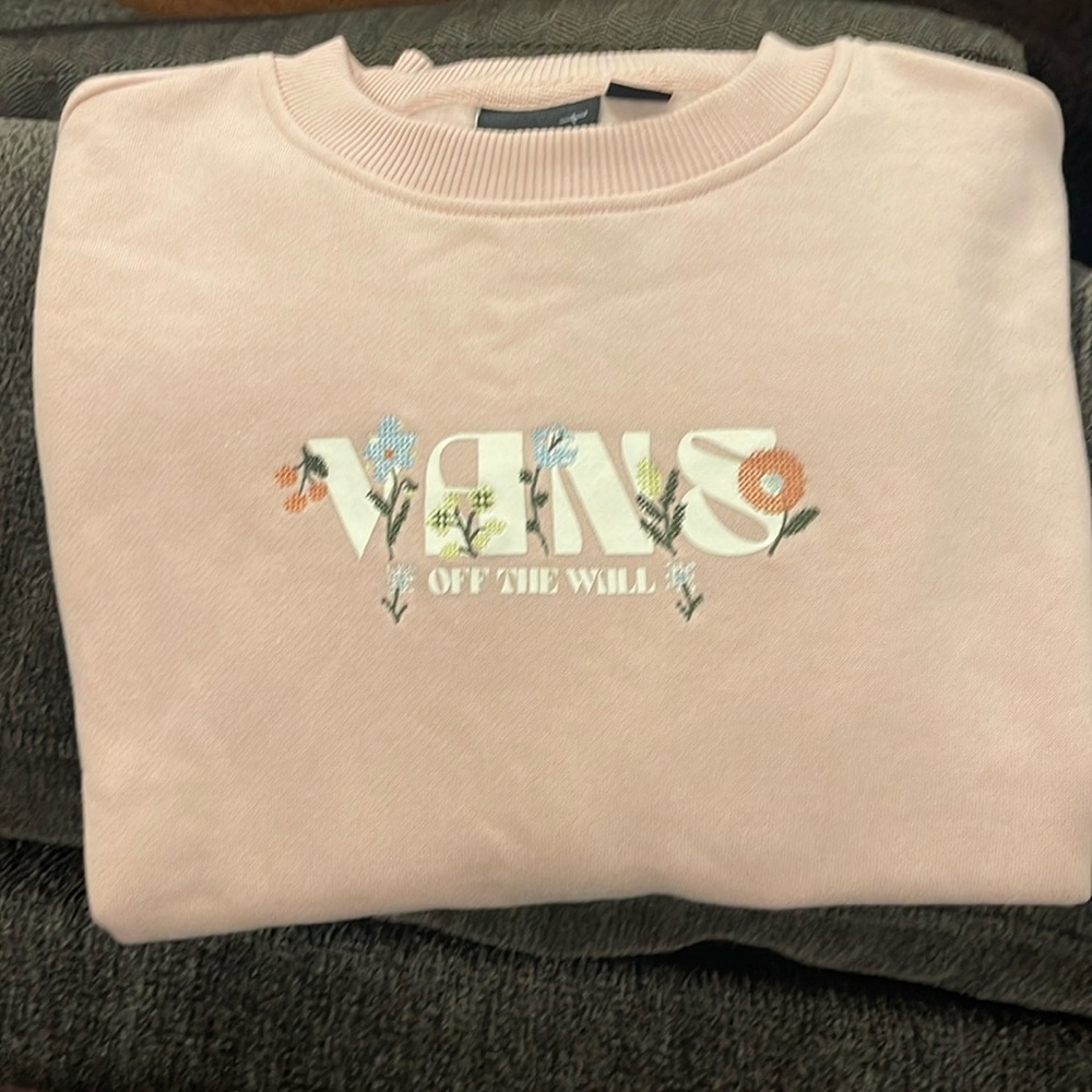 Vans lightweight pink sweatshirt Women’s